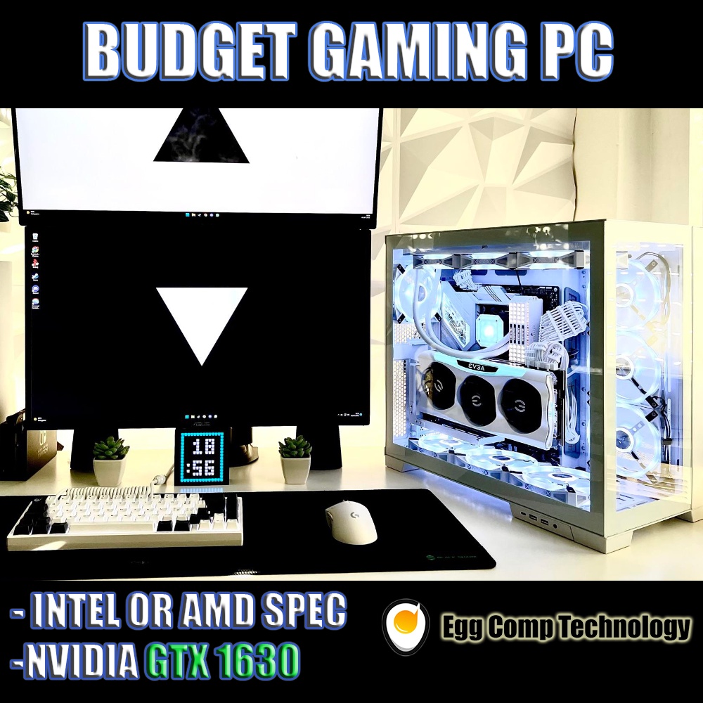 GAMING PC BUDGET INTEL CORE I3 I5 I7 AMD RYZEN R3 R5 GTX1630 GTX 1630 FINAL  FANTASY GOD OF WAR TOTAL WAR SIEGE | Shopee Malaysia