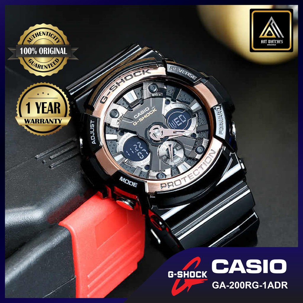 G Shock Watch Casio GA 200RG 1ADR GA200RG1ADR Shopee Malaysia