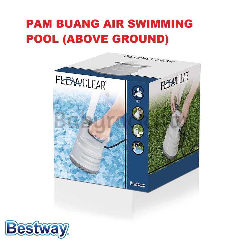 BESTWAY Drain Pump AUTOMATIC Pam Sedut Air Kolam Swimming Pool Drain