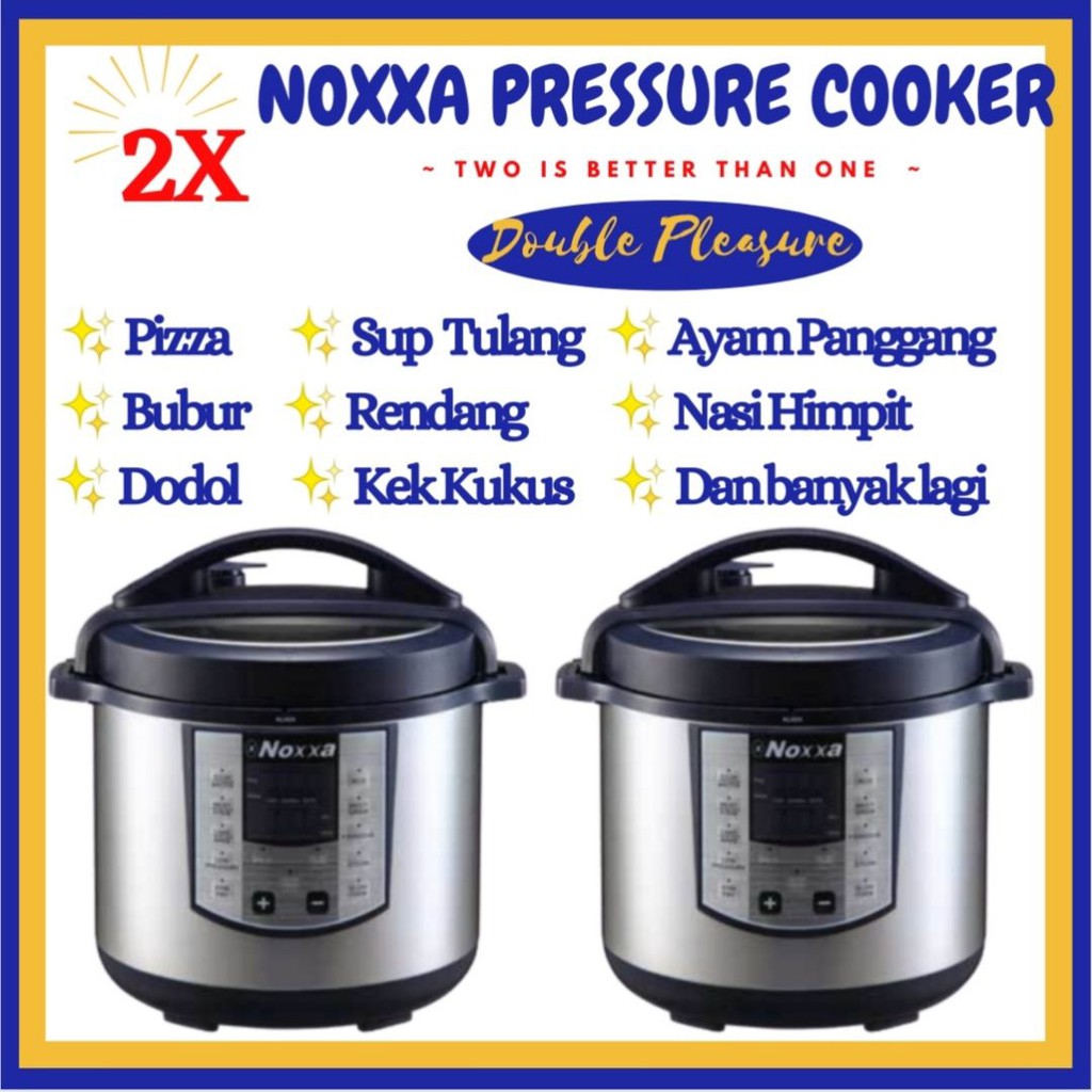 PHILIPS NOXXA ELECTRIC MULTIFUNCTION PRESSURE COOKER Shopee Malaysia