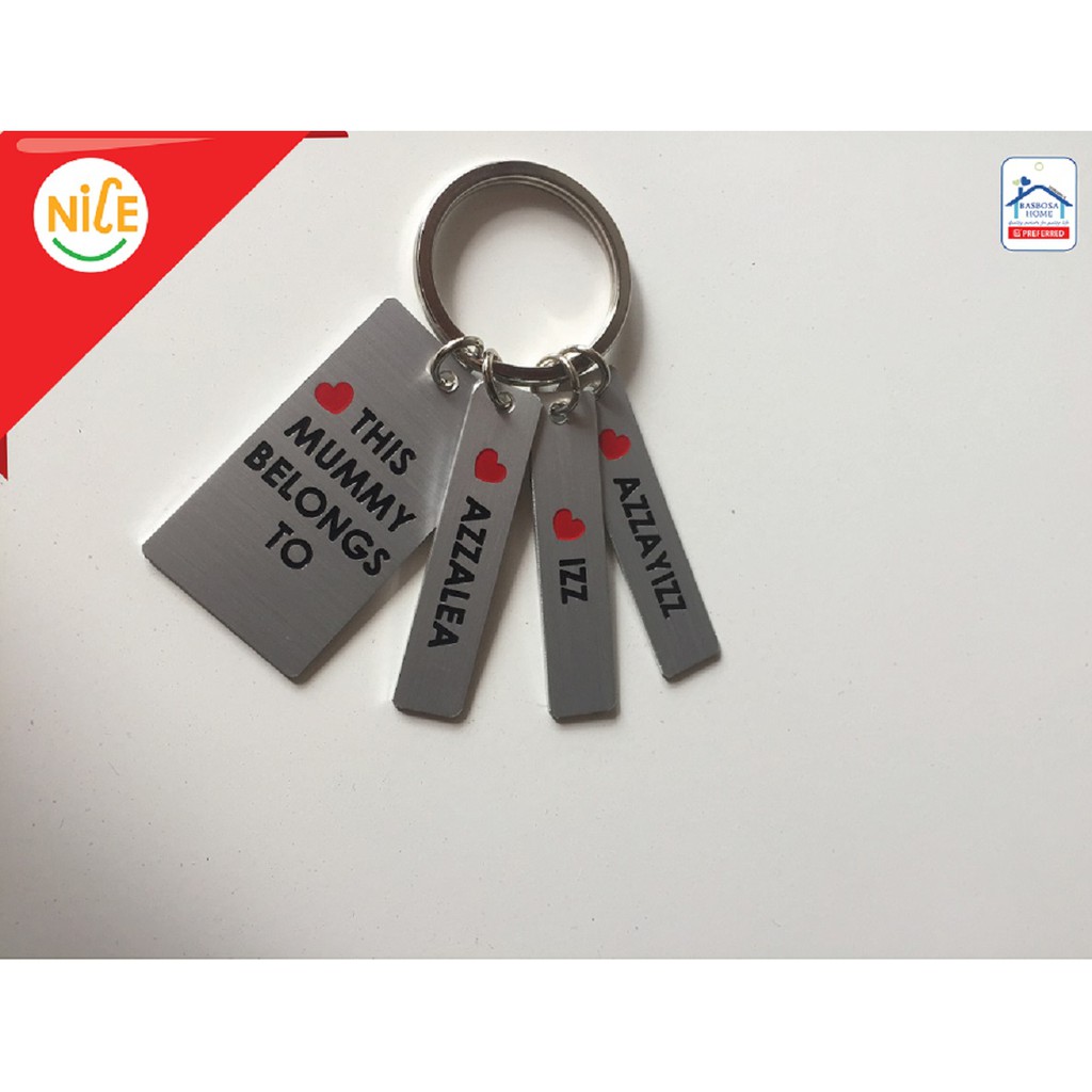 Customized Key Chain - Pre Order ( 7 days ) | Shopee Malaysia