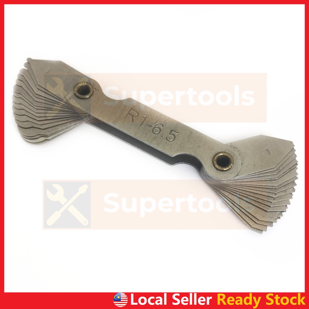Radius Gauge R1R100 Fillet Gauge Feeler Metric Engine Cylinder Head
