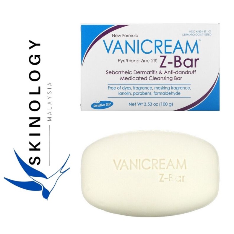 *Ready Stock *Vanicream ZBar Zinc Pyrithione,Seborrheic Dermatitis