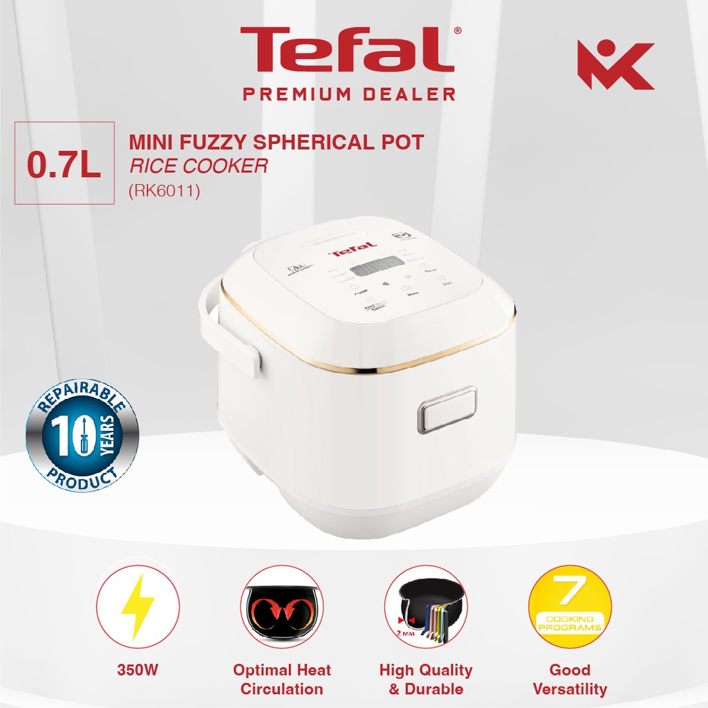 Tefal Mini Fuzzy Spherical Pot Rice Cooker 0.7L (RK6011) | Shopee Malaysia