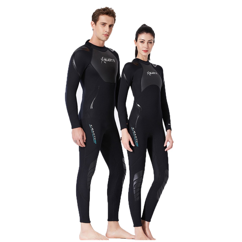 DIVE&SAIL 3MM Neoprene Wetsuit Men And Women OnePiece Scuba Diving