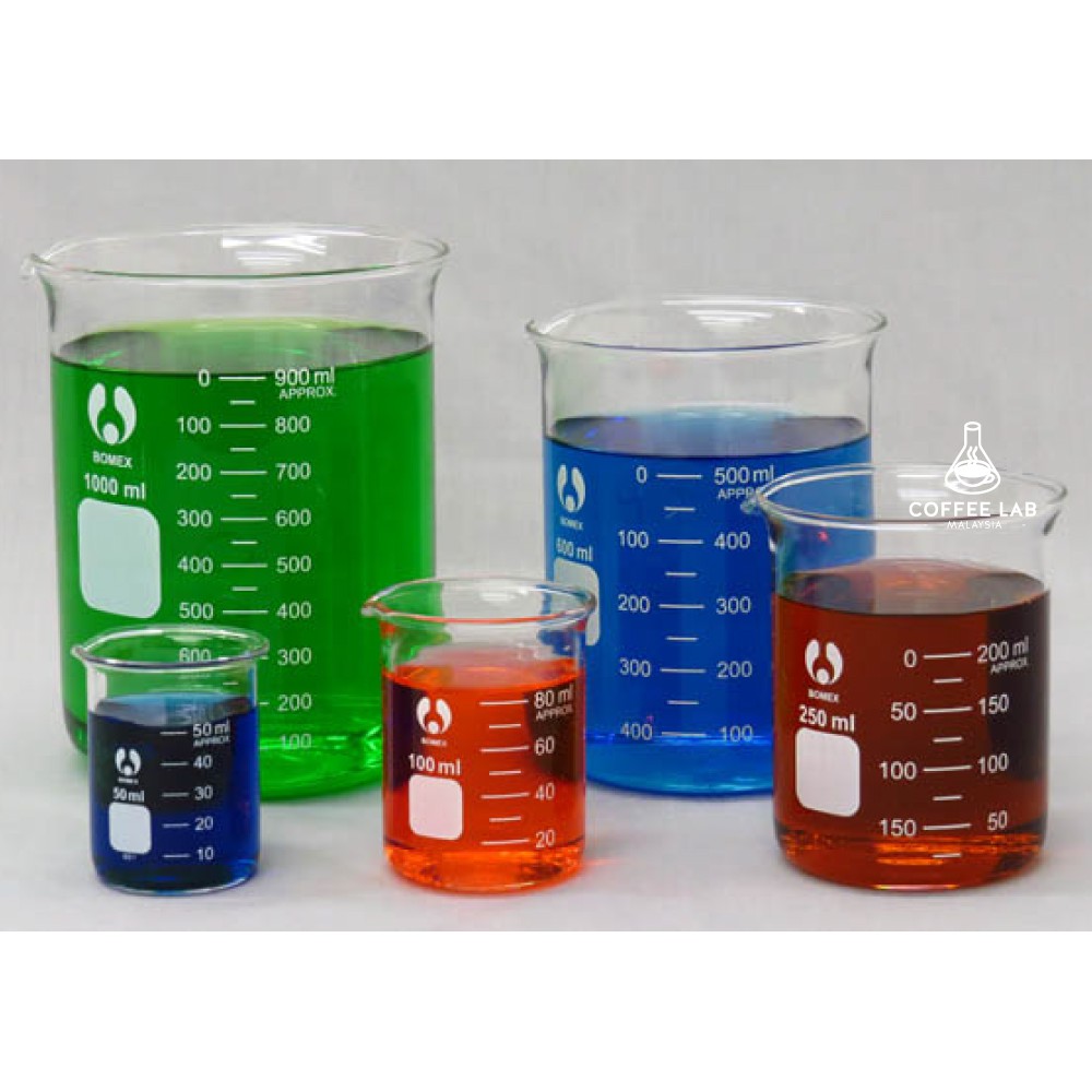 (50ml - 1L) Chemistry Glass Beaker Bikar Gelas with Spout | Shopee Malaysia