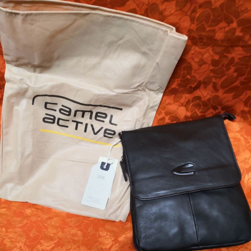 Camel sling outlet bag