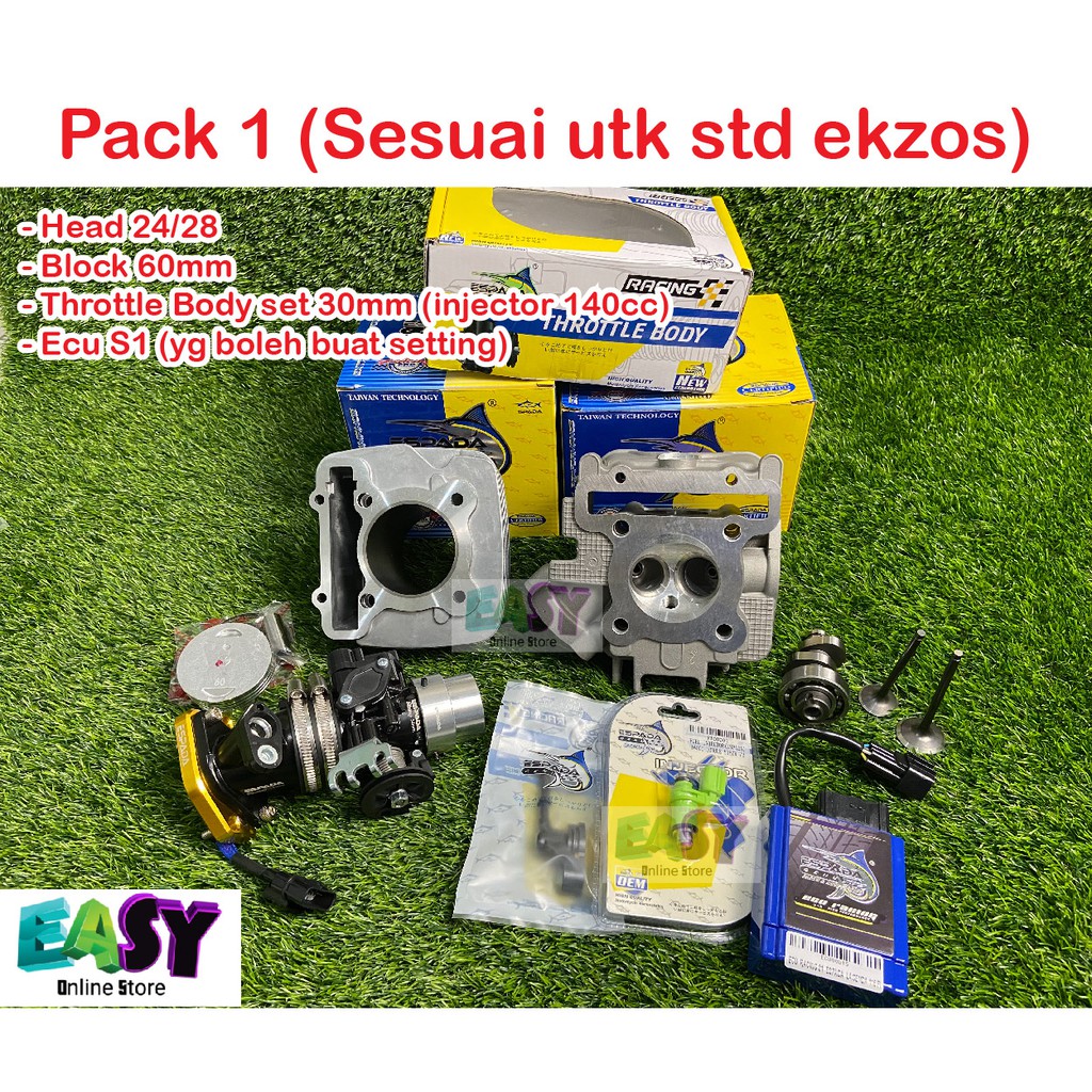 Up Performance Package Throttle body Full Set SRL115 FI V1 Lagenda 115