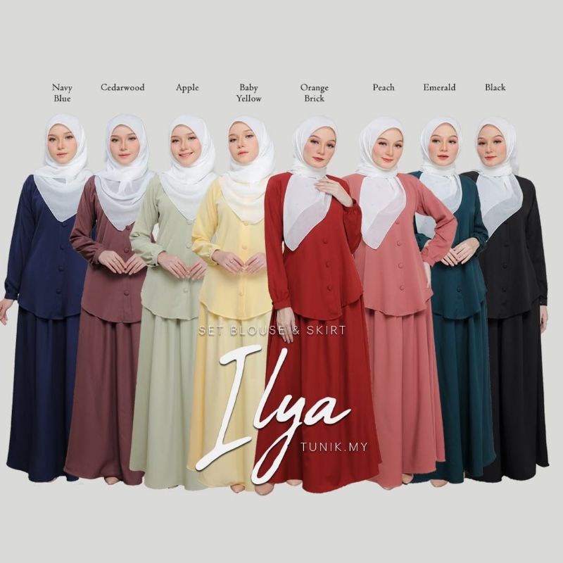 Kurung Ilya Part 1 By Jannah_Rizqi Shop | Shopee Malaysia