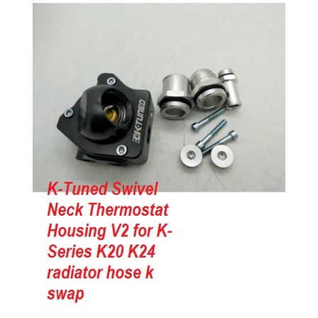 K-Tuned Swivel Neck Thermostat Housing V2 for K-Series K20 K24 radiator ...