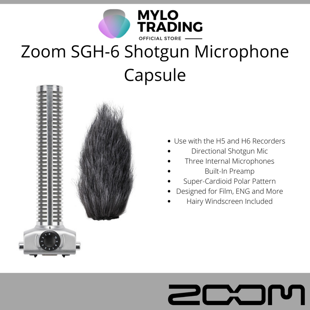Zoom SGH-6 Shotgun Microphone Capsule SGH6 | Shopee Malaysia