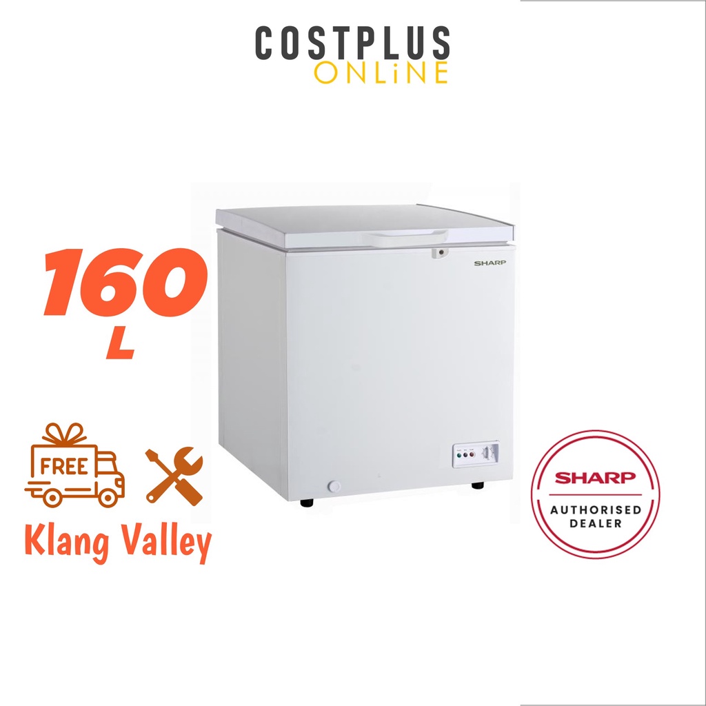 [FREE SHIPPING KLANG VALLEY] Sharp Chest Freezer 160L SJC168 Dual ...