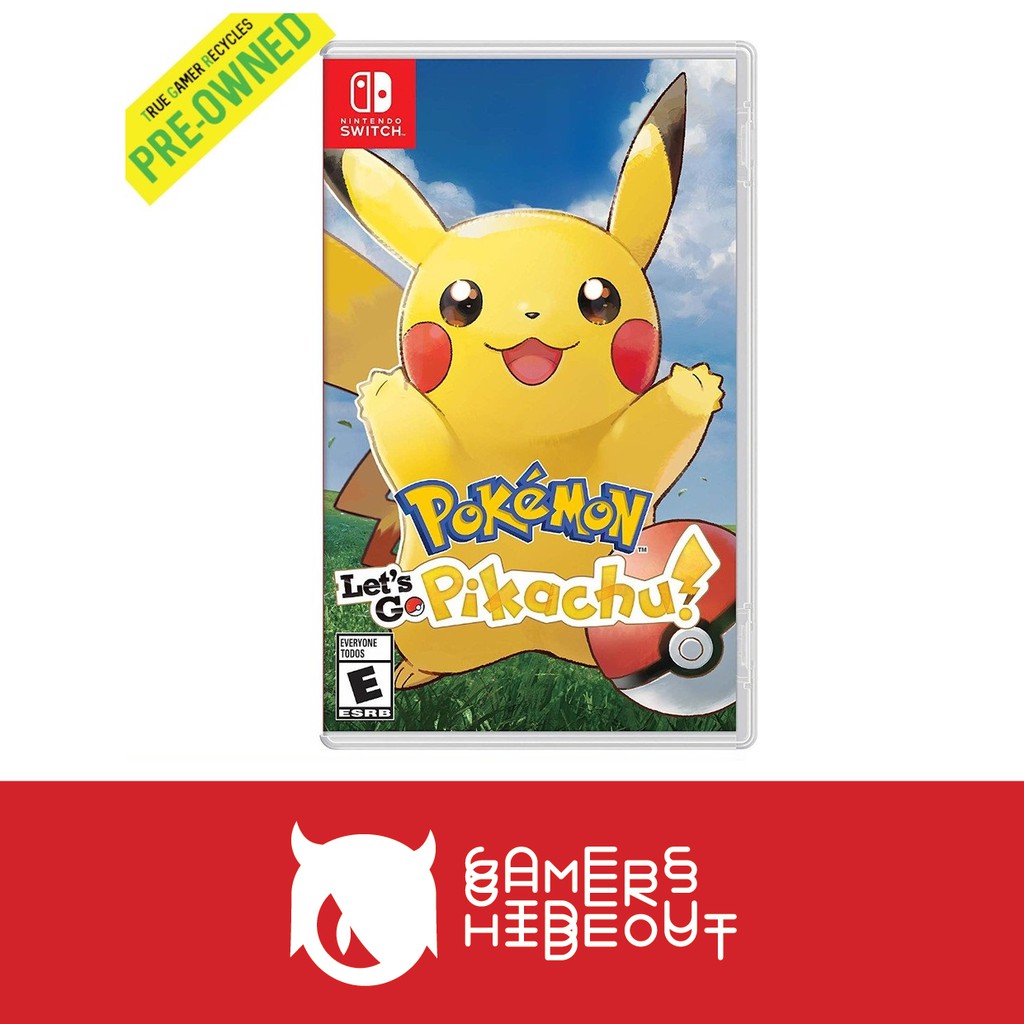 Pokemon let's go pikachu pre clearance owned