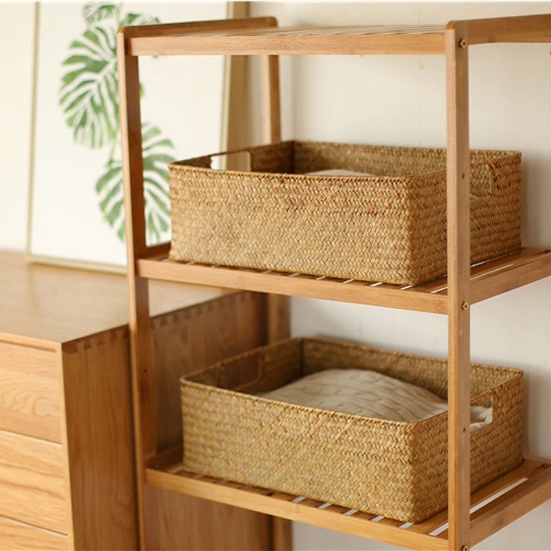 🇲🇾【MY STOCK&24H Delivery】Natural Rattan Storage Basket Fruit Container