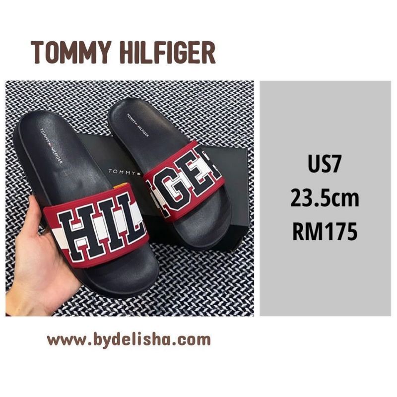Tommy Hilfiger Women Sandals Destyn Red Multi Shopee Malaysia