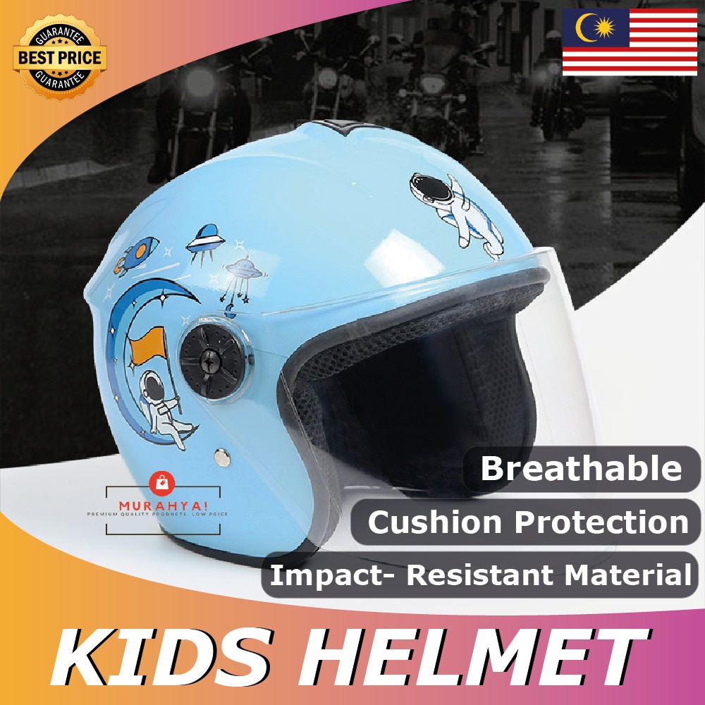 Helmet motor Women helmet Kids Riding Helmets Open Face Helmet Topi