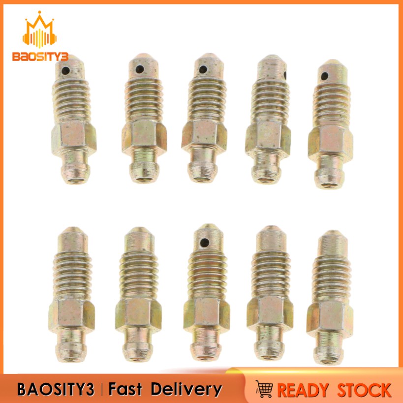BREMTECH 2x M8x1.25mm Brake Caliper Bleed Nipples – 32.55mm Length NIP1011D
