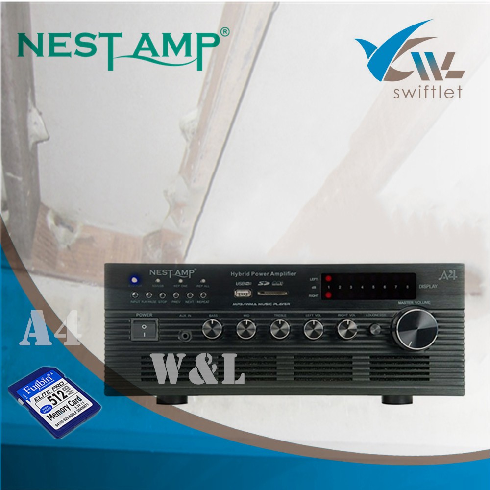 Nestamp A Hybrid Power Amplifier Rumah Burung Walet Walit For