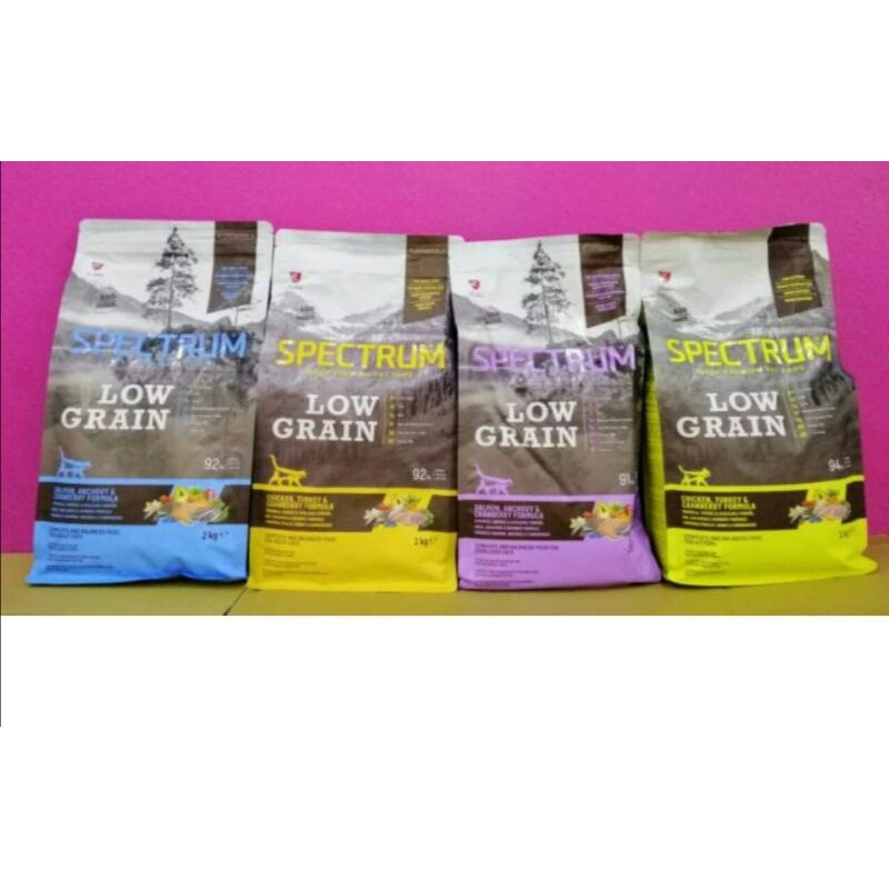 Spectrum low grain cat food 2kg