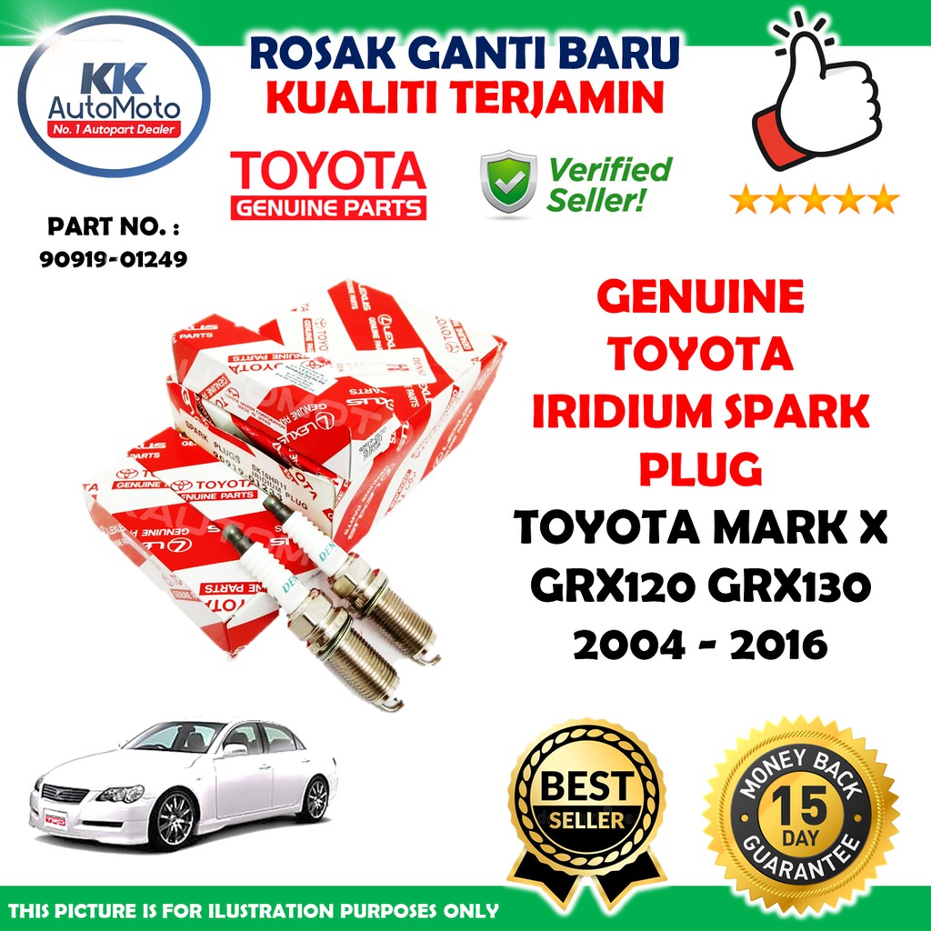 6 Biji FK20HBR11 - Toyota Mark X GRX120 GRX130 04 - 16 Original Genuine ...