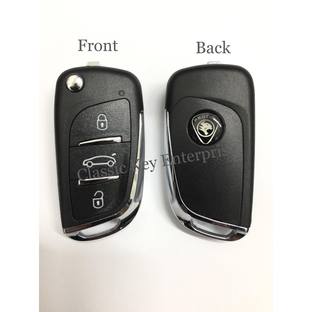 Proton Wira Remote Flip Key Alarm