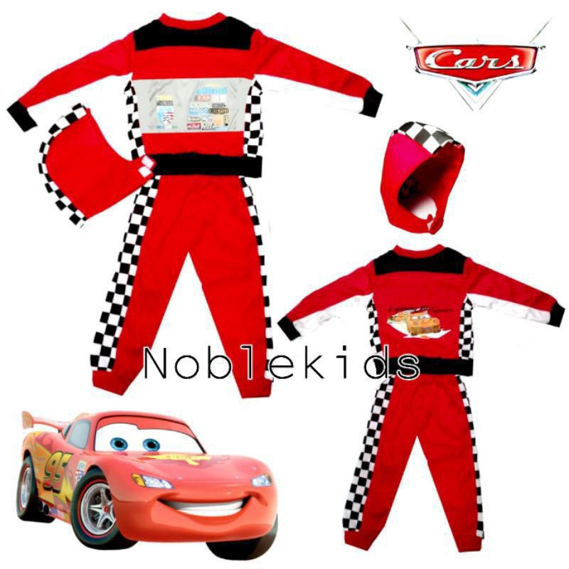 Cars costume for kids (terno pants and helmet) | Shopee Malaysia