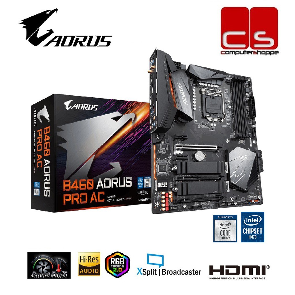 Gigabyte B460 Aorus Pro Ac Motherboard LGA1200 | Shopee Malaysia