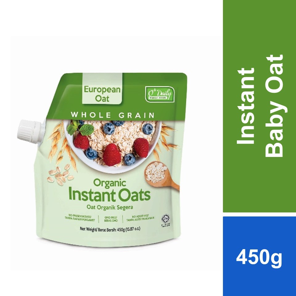 O'Daily Organic Instant Baby Oat 450g Shopee Malaysia