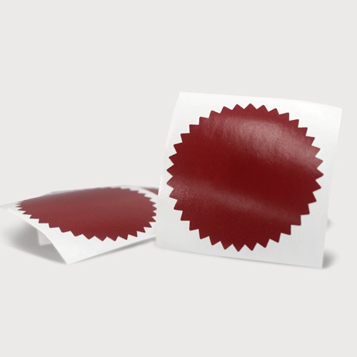 Common Seal Sticker 100pcs 5cm / Cop Sijil/ Bintang Sijil/ Certificate ...