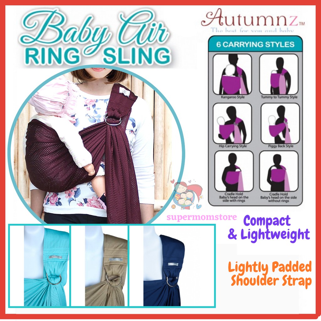 Ring sling best sale newborn cradle carry