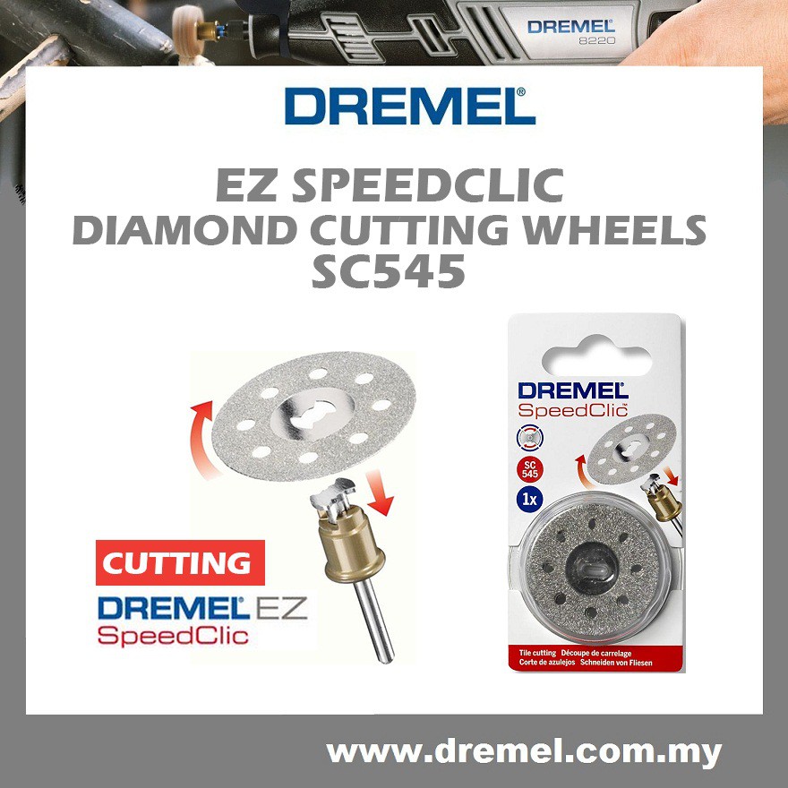 Dremel speedclic deals diamond cutting wheel