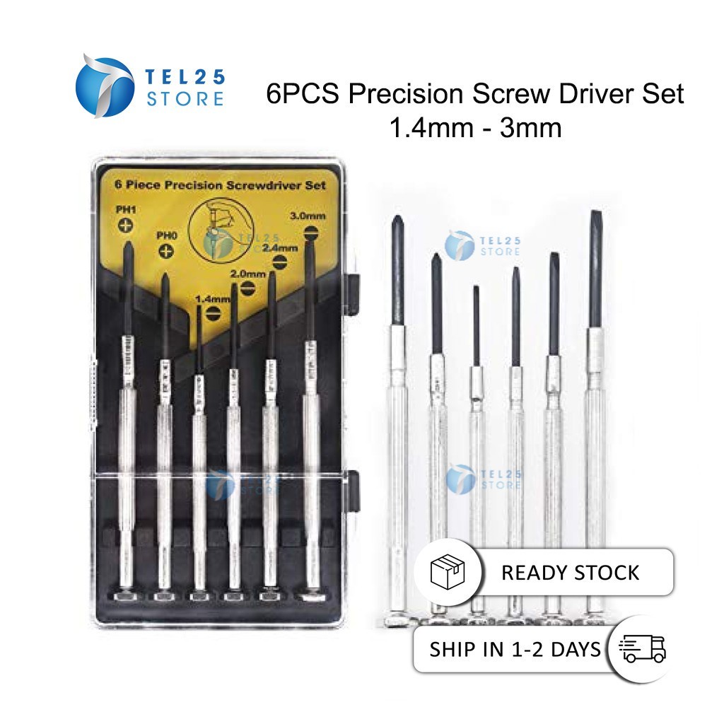 6pcs precision deals screwdriver set