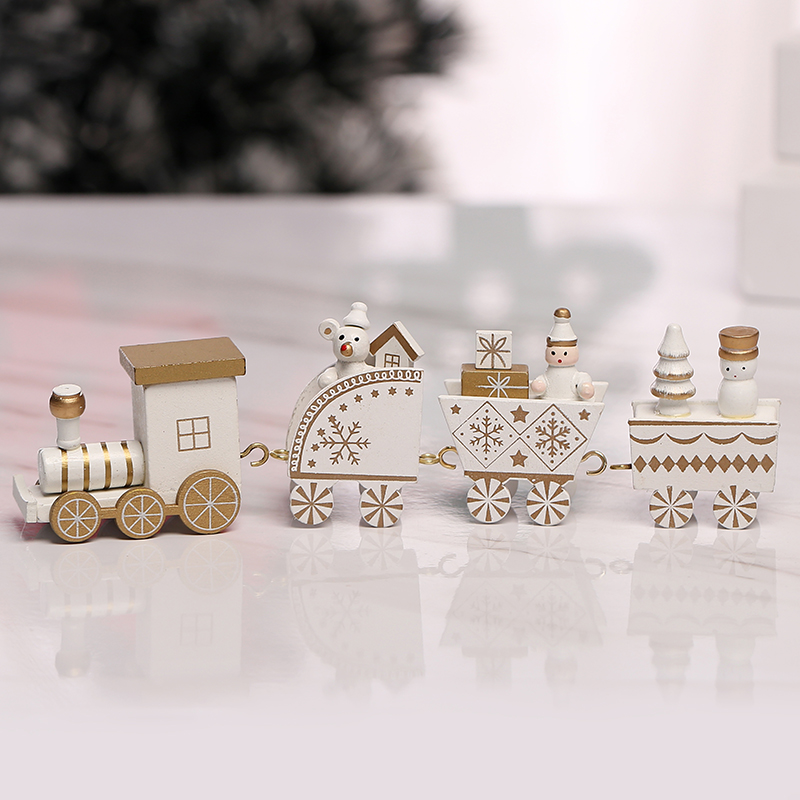 Zerolife Christmas 2023 Ornament Wooden Train Merry Christmas ...