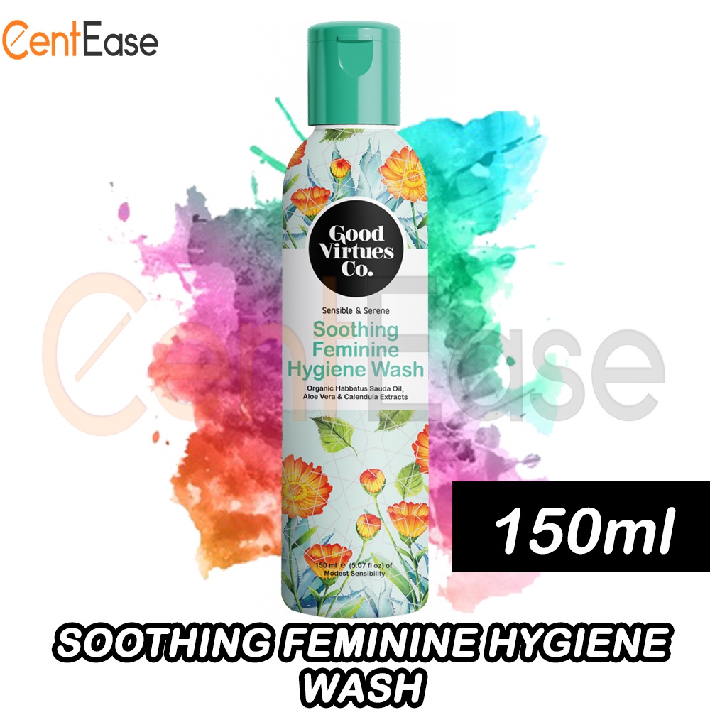 Good Virtues Co (GVC) Soothing Feminine Hygiene Wash 150ml Shopee