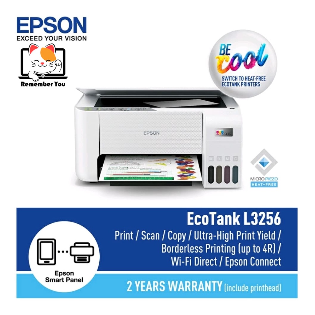 Epson L3210l3250l3256 Printer Ink Tank 3 In 1 Printscancopy Photostat Colour Printer Save 1838