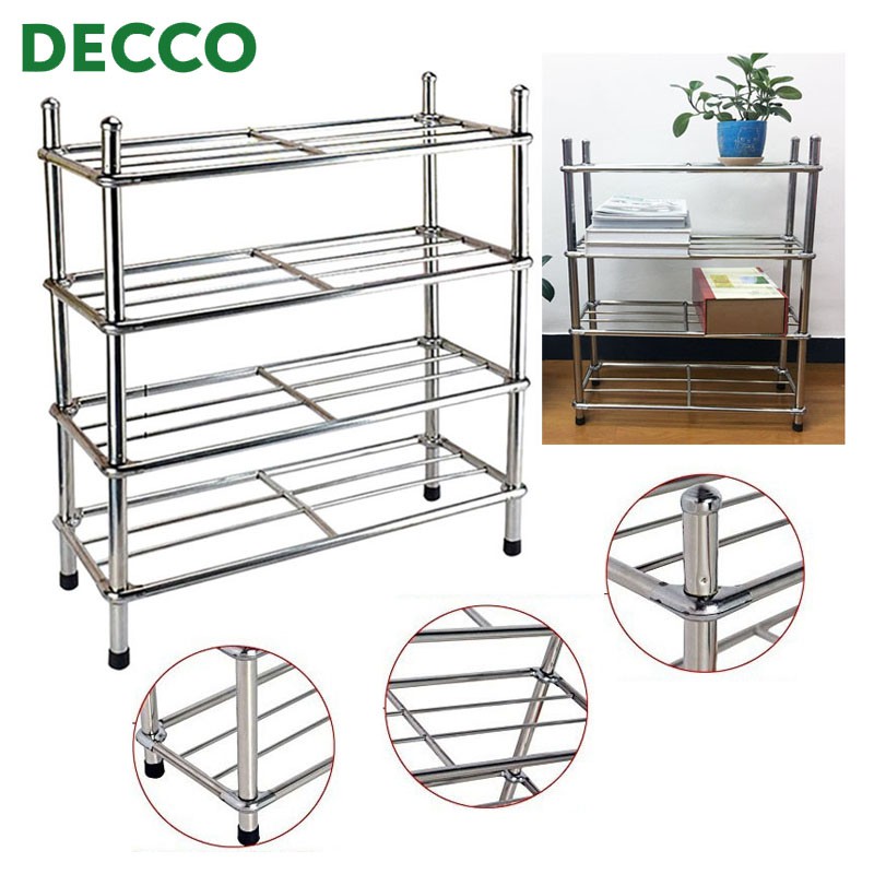 Decco Premier Quality Stainless Steel Stackable 4 Layer Combination ...