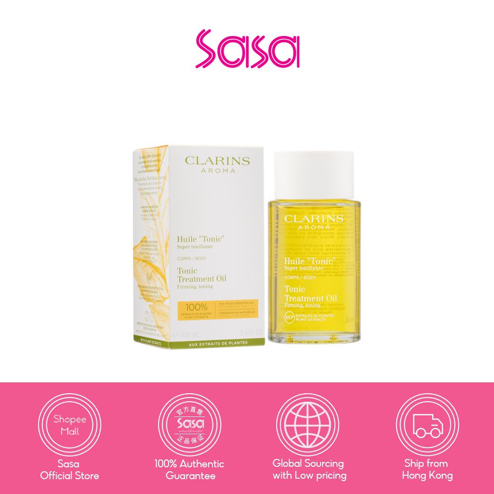 Clarins Tonic Body Treatment Oil 100ml Shopee Malaysia