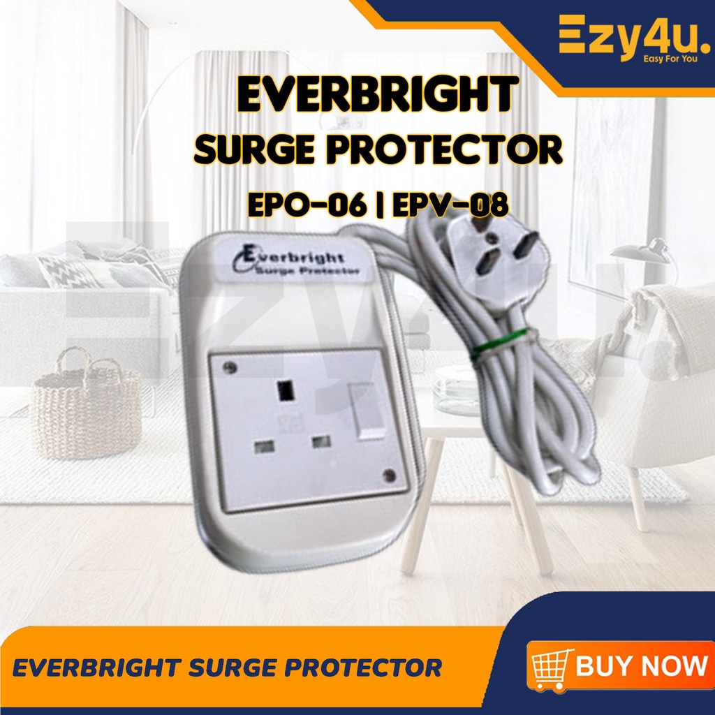 EVERBRIGHT Lightning Surge Protector Switch Socket EPO06 EPV08