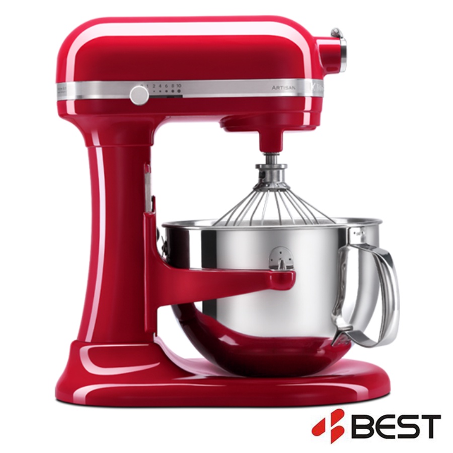 KITCHENAID 5.7 LITRE BOWLLIFT STAND MIXER 5KSM6585GPA PASSION RED