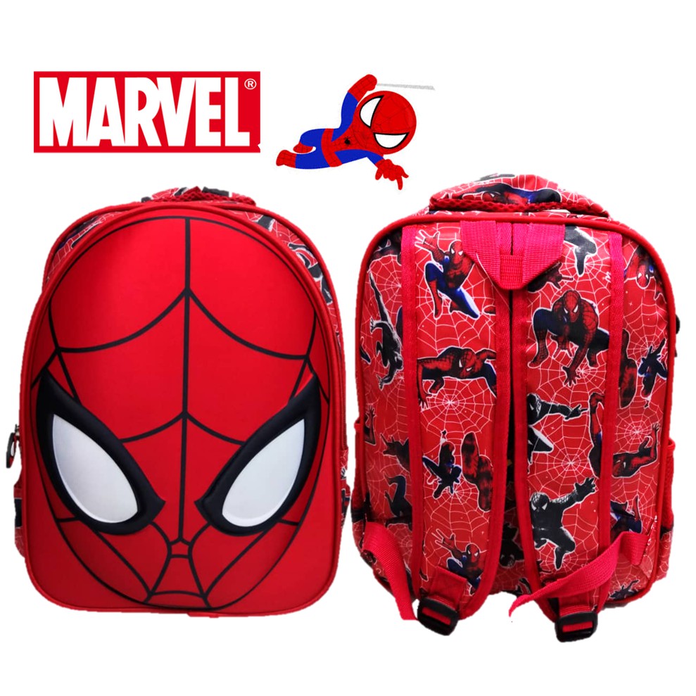 Beg sekolah outlet spiderman