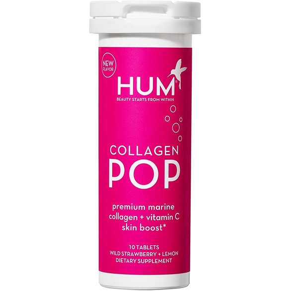 HUM Collagen Pop - Collagen 10 Tablet for Skin - Collagen Supplement to ...