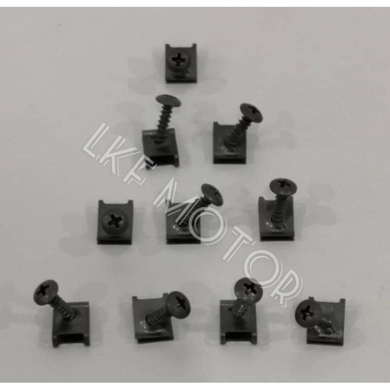 M4 CLIP WITH SCREW 10PCS CLIP&10 PCS SCREW | Shopee Malaysia