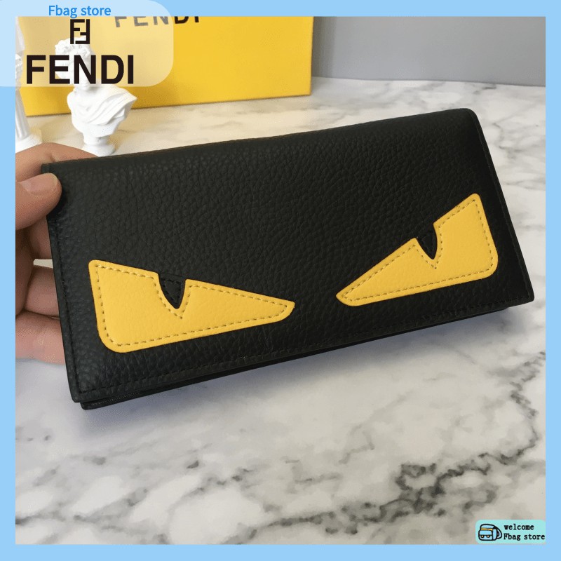 Fendi Monster Eyes Small Zippy Wallet