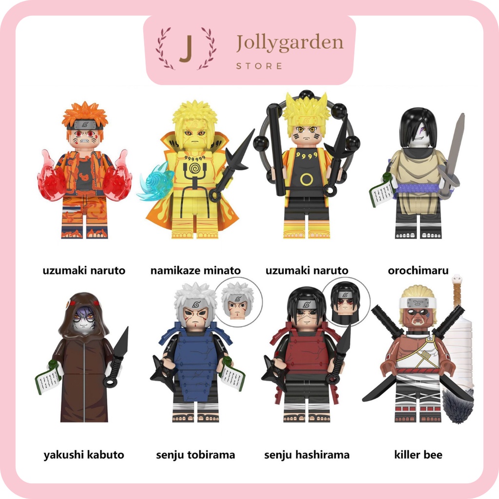 lego naruto set Children's assembled toy fire shadow series Naruto lego
