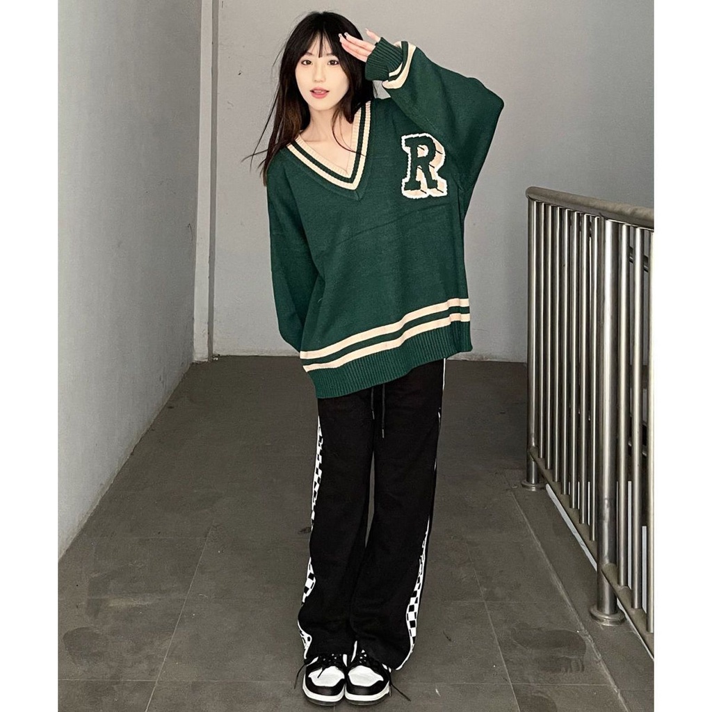 Ready Stock Women's Jacket Baju Raya Retro Loose Student Top | Shopee ...