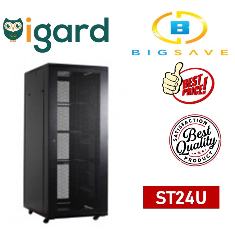 SERVER RACK 24U FLOOR STANDING DEPTH EQUIPMENT RACK ST24U Shopee   C3ab975caf9309916915767153f9a837