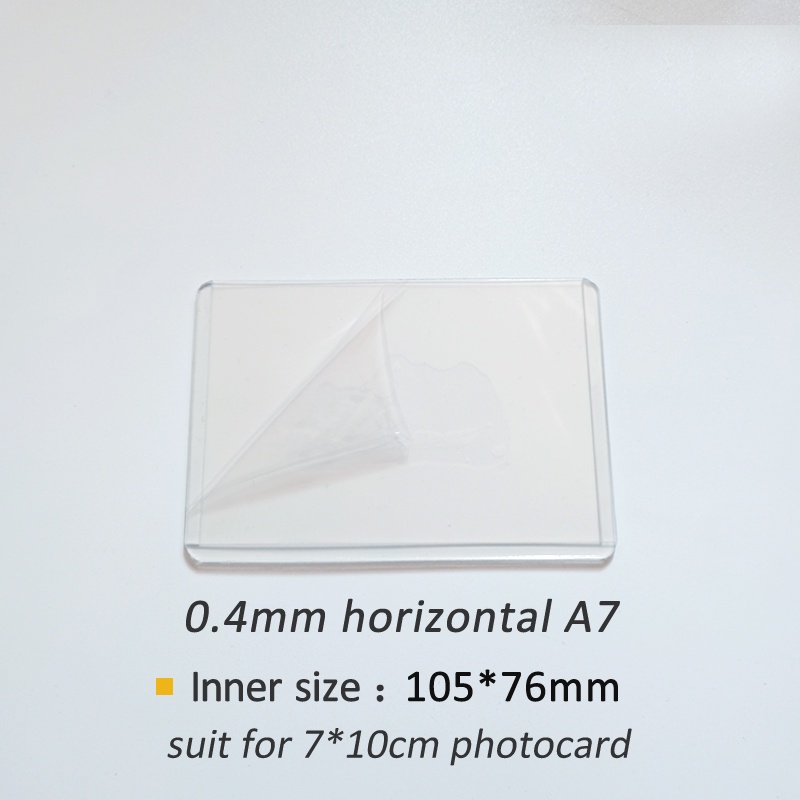 High Clarity Photocard Toploader With Films B8 A7 3R 4R Hard Photo Case ...