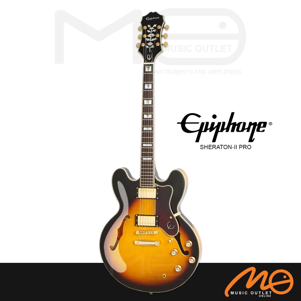 Epiphone Sheraton - II Pro Electric Guitar ( Vintage Sunburst ) | Shopee  Malaysia