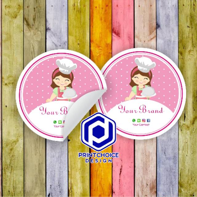 Print A3 size cake & food product label stickers / packaging | Shopee ...