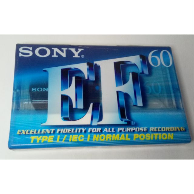 Cassette Sony EF Excellent Fidelity 60min | Shopee Malaysia